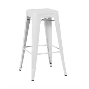 White - tolix Bar Stool STANDARD