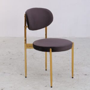 Charcoal Velvet Dining Chair