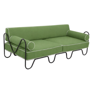 Belmont 3 Seater Lounge Green
