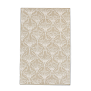 Jute and White Rug