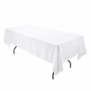 1.8m Trestle Table Cloth White