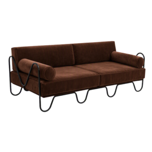 Belmont 3 Seater Lounge Chocolate