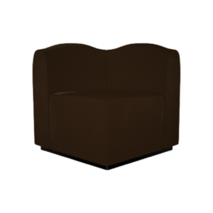 Sienna Chocolate Velvet Corner Piece