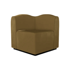 Sienna Gold Velvet Corner Piece
